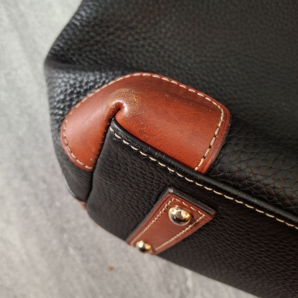 Dooney & Bourke Black Leather Bag - Picture 4 of 6